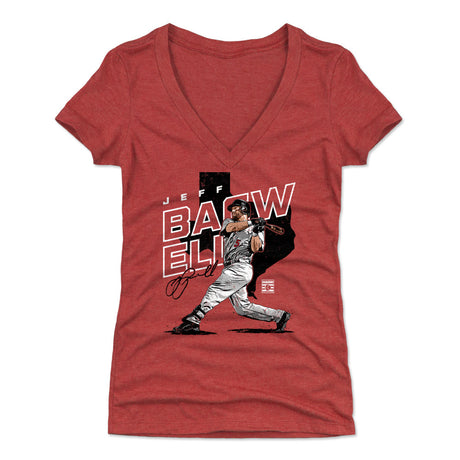Jeff Bagwell Women's V-Neck T-Shirt | 500 LEVEL