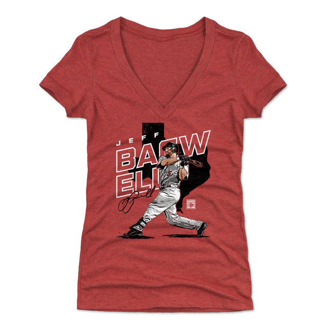 Jeff Bagwell Women's V-Neck T-Shirt | 500 LEVEL