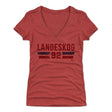 Gabriel Landeskog Women's V-Neck T-Shirt | 500 LEVEL