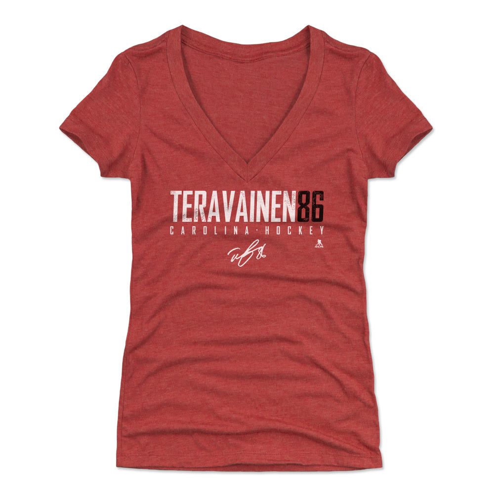 Teuvo Teravainen Women&#39;s V-Neck T-Shirt | 500 LEVEL