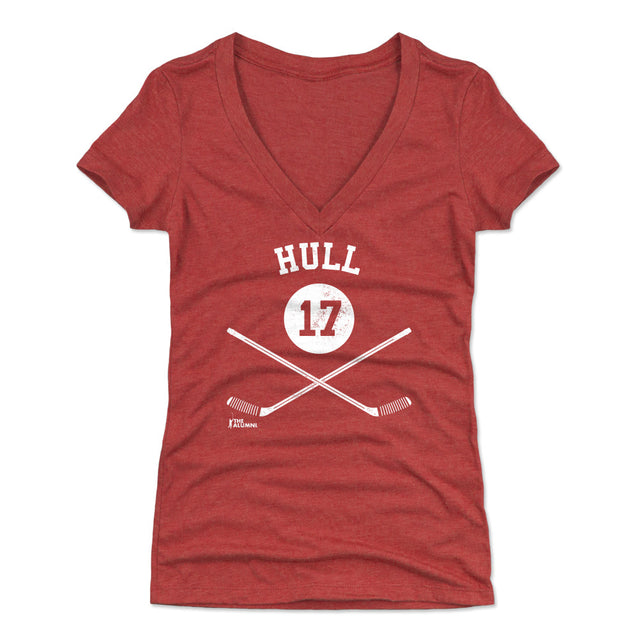 Brett Hull Women's V-Neck T-Shirt | 500 LEVEL