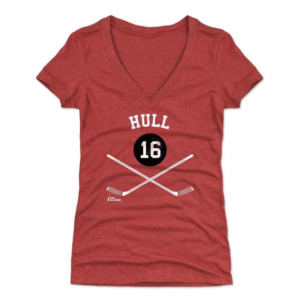 Bobby Hull Women's V-Neck T-Shirt | 500 LEVEL