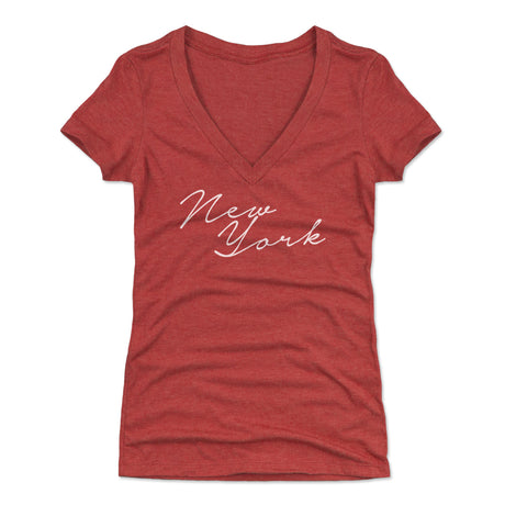 New York Women's V-Neck T-Shirt | 500 LEVEL