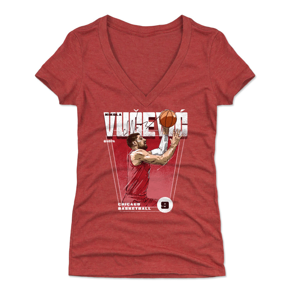 Nikola Vucevic Women's V-Neck T-Shirt | 500 LEVEL