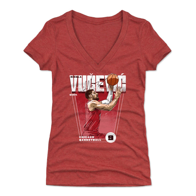 Nikola Vucevic Women's V-Neck T-Shirt | 500 LEVEL