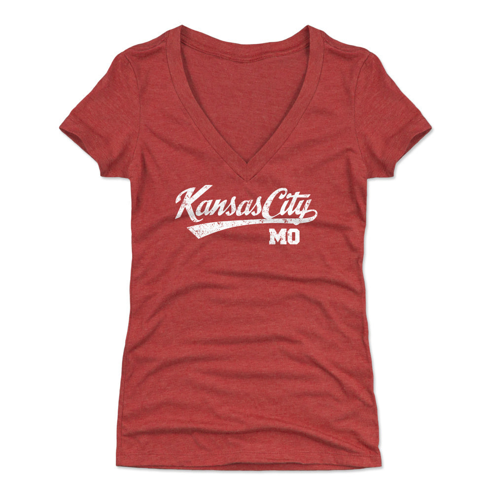Kansas City Women's V-Neck T-Shirt | 500 LEVEL