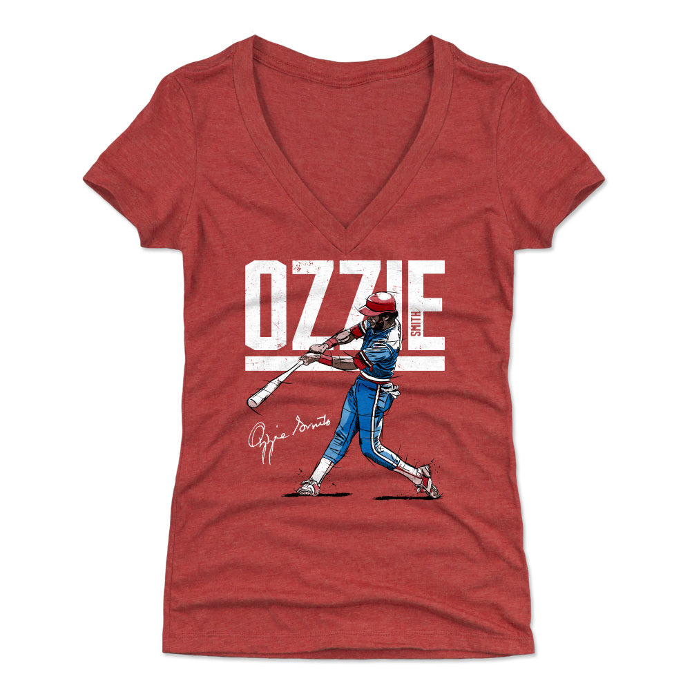 Ozzie Smith Women's V-Neck T-Shirt | 500 LEVEL