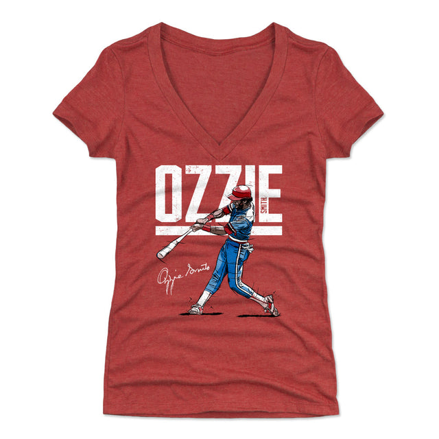 Ozzie Smith Women's V-Neck T-Shirt | 500 LEVEL
