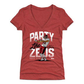 Travis Kelce Women's V-Neck T-Shirt | 500 LEVEL