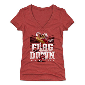 Nick Bosa Women's V-Neck T-Shirt | 500 LEVEL