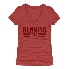 Jim Bunning Women's V-Neck T-Shirt | 500 LEVEL