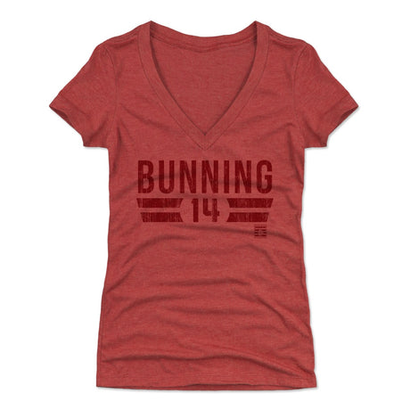 Jim Bunning Women's V-Neck T-Shirt | 500 LEVEL