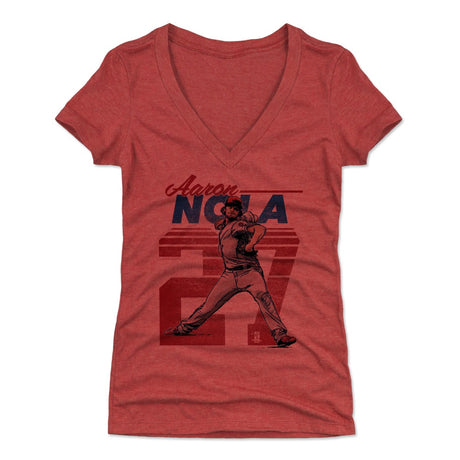 Aaron Nola Women's V-Neck T-Shirt | 500 LEVEL