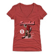Terry Sawchuk Women's V-Neck T-Shirt | 500 LEVEL