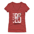 George Kittle Women's V-Neck T-Shirt | 500 LEVEL