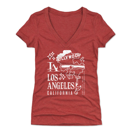 Los Angeles Women's V-Neck T-Shirt | 500 LEVEL