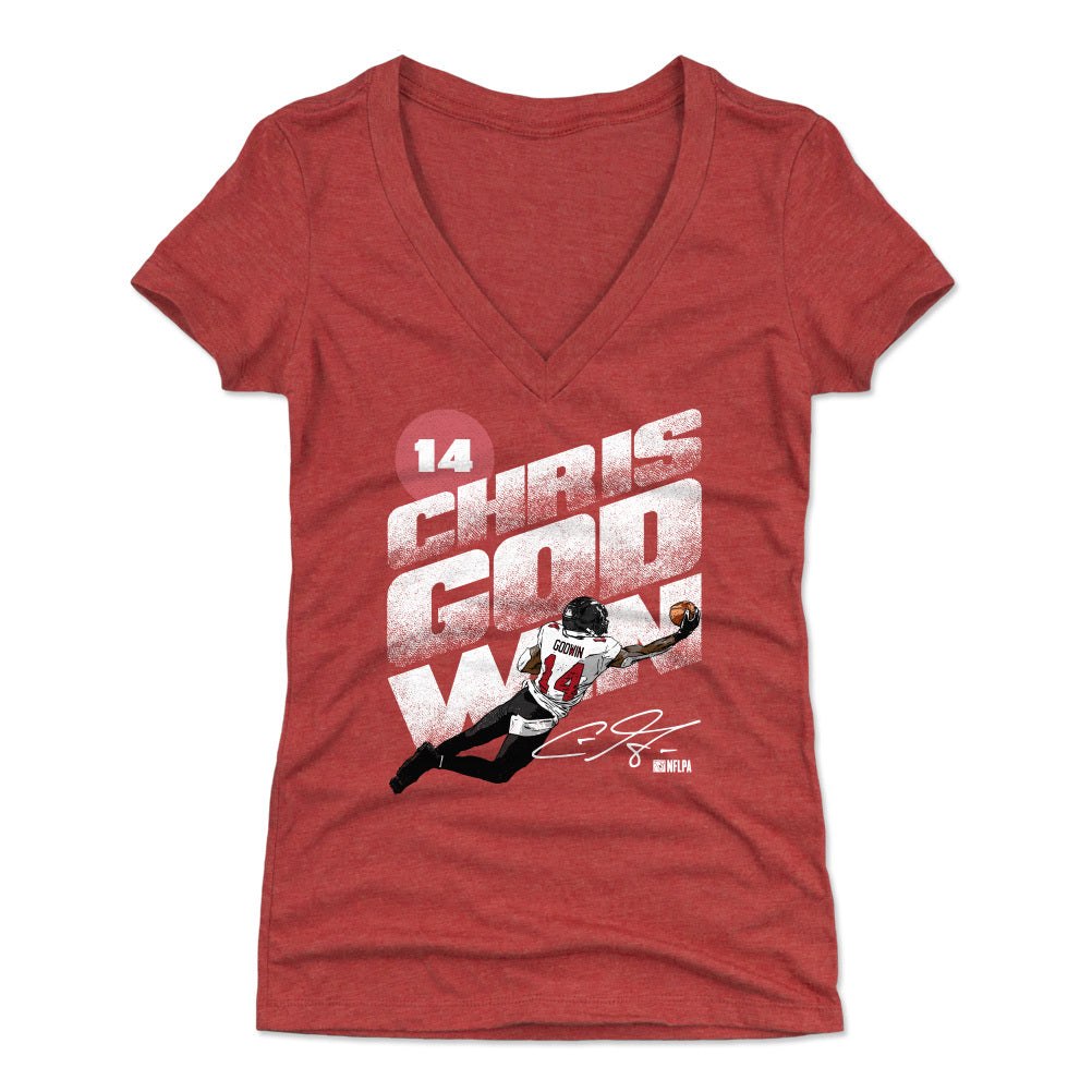 Chris Godwin Women&#39;s V-Neck T-Shirt | 500 LEVEL