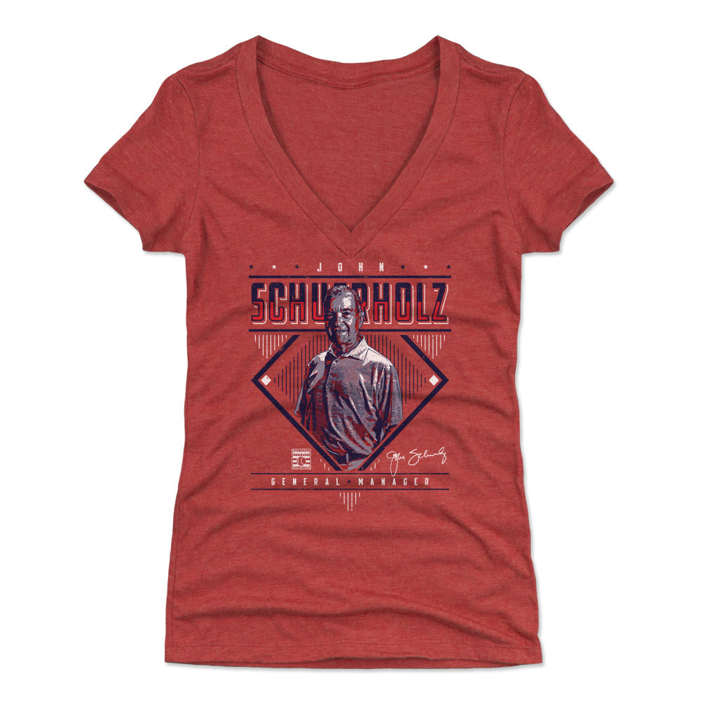 John Schuerholz Women's V-Neck T-Shirt | 500 LEVEL
