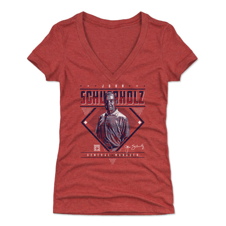 John Schuerholz Women's V-Neck T-Shirt | 500 LEVEL