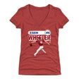 Zack Wheeler Women's V-Neck T-Shirt | 500 LEVEL
