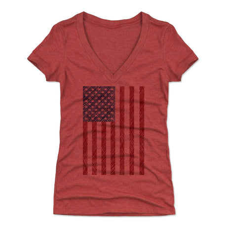 USA Women's V-Neck T-Shirt | 500 LEVEL