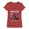 Nicklas Backstrom Women's V-Neck T-Shirt | 500 LEVEL