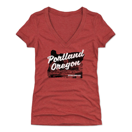 Portland Women's V-Neck T-Shirt | 500 LEVEL