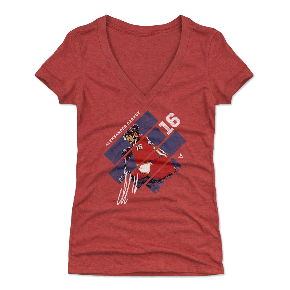 Aleksander Barkov Women's V-Neck T-Shirt | 500 LEVEL
