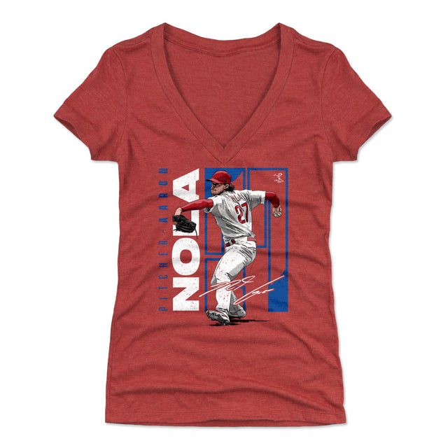 Aaron Nola Women's V-Neck T-Shirt | 500 LEVEL
