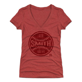 Ozzie Smith Women's V-Neck T-Shirt | 500 LEVEL