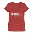 Zack Wheeler Women's V-Neck T-Shirt | 500 LEVEL
