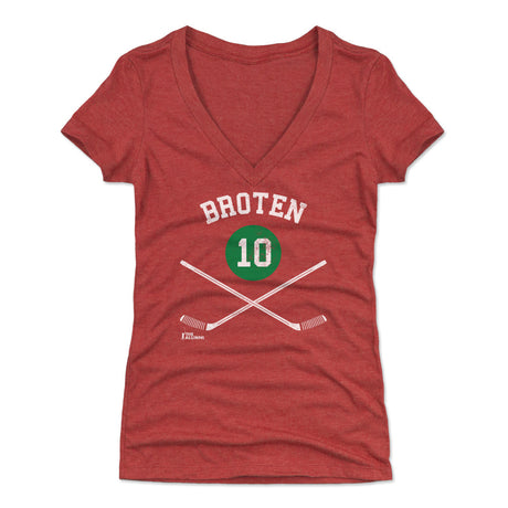 Aaron Broten Women's V-Neck T-Shirt | 500 LEVEL