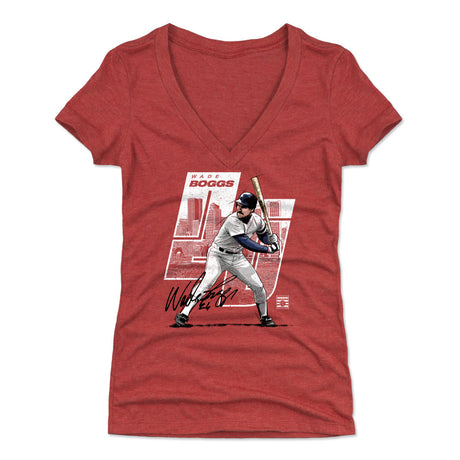 Wade Boggs Women's V-Neck T-Shirt | 500 LEVEL