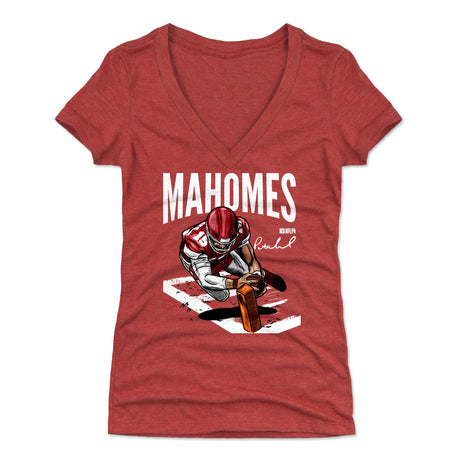 Patrick Mahomes Women's V-Neck T-Shirt | 500 LEVEL
