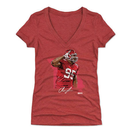 Chris Jones Women's V-Neck T-Shirt | 500 LEVEL