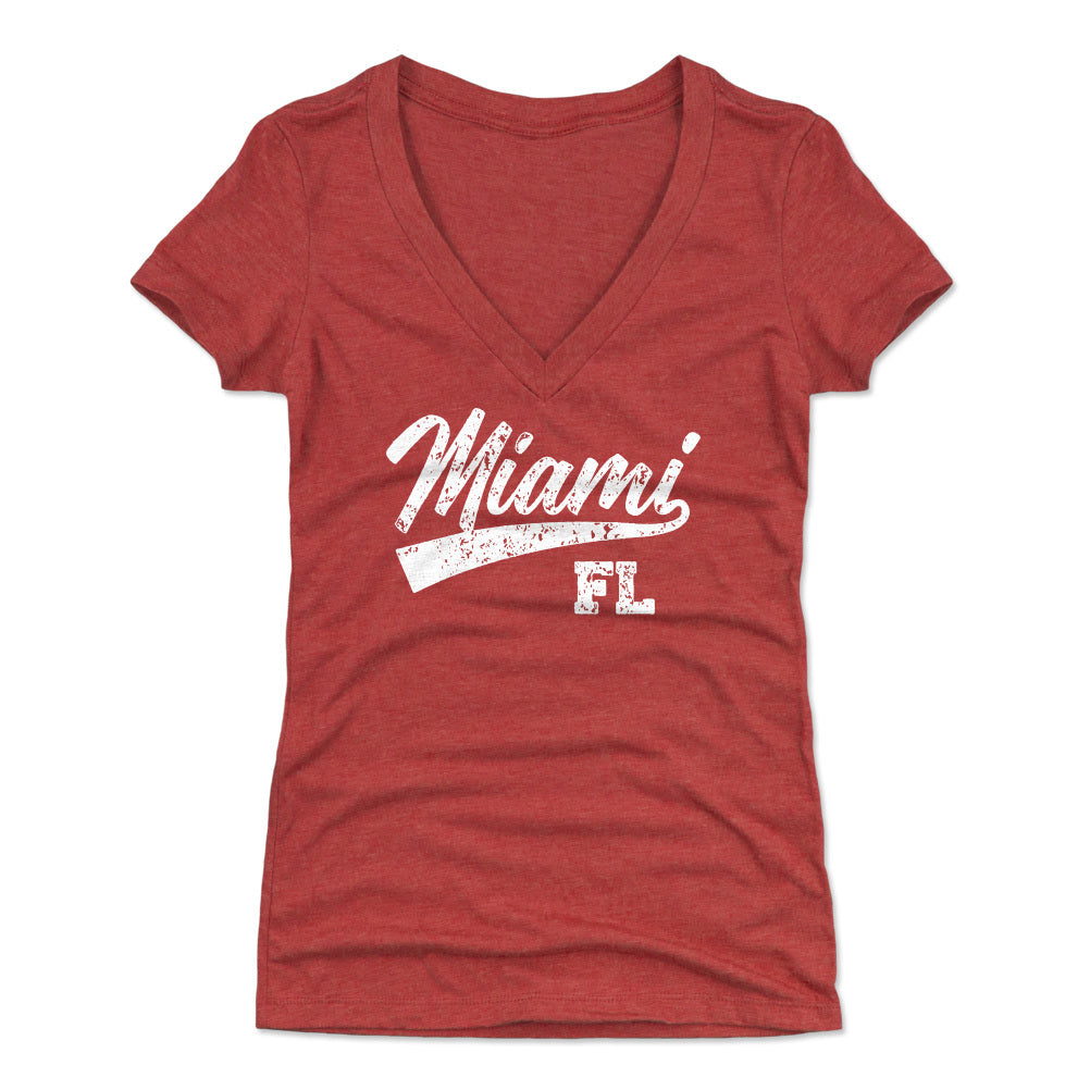 Miami Women's V-Neck T-Shirt | 500 LEVEL