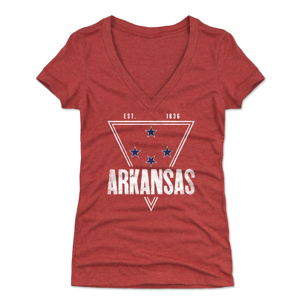 Arkansas Women's V-Neck T-Shirt | 500 LEVEL