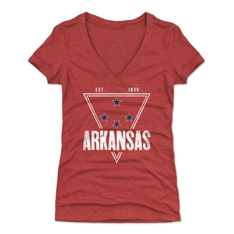 Arkansas Women's V-Neck T-Shirt | 500 LEVEL
