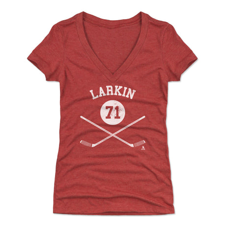 Dylan Larkin Women's V-Neck T-Shirt | 500 LEVEL