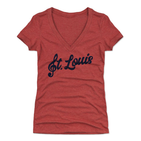 St. Louis Women's V-Neck T-Shirt | 500 LEVEL