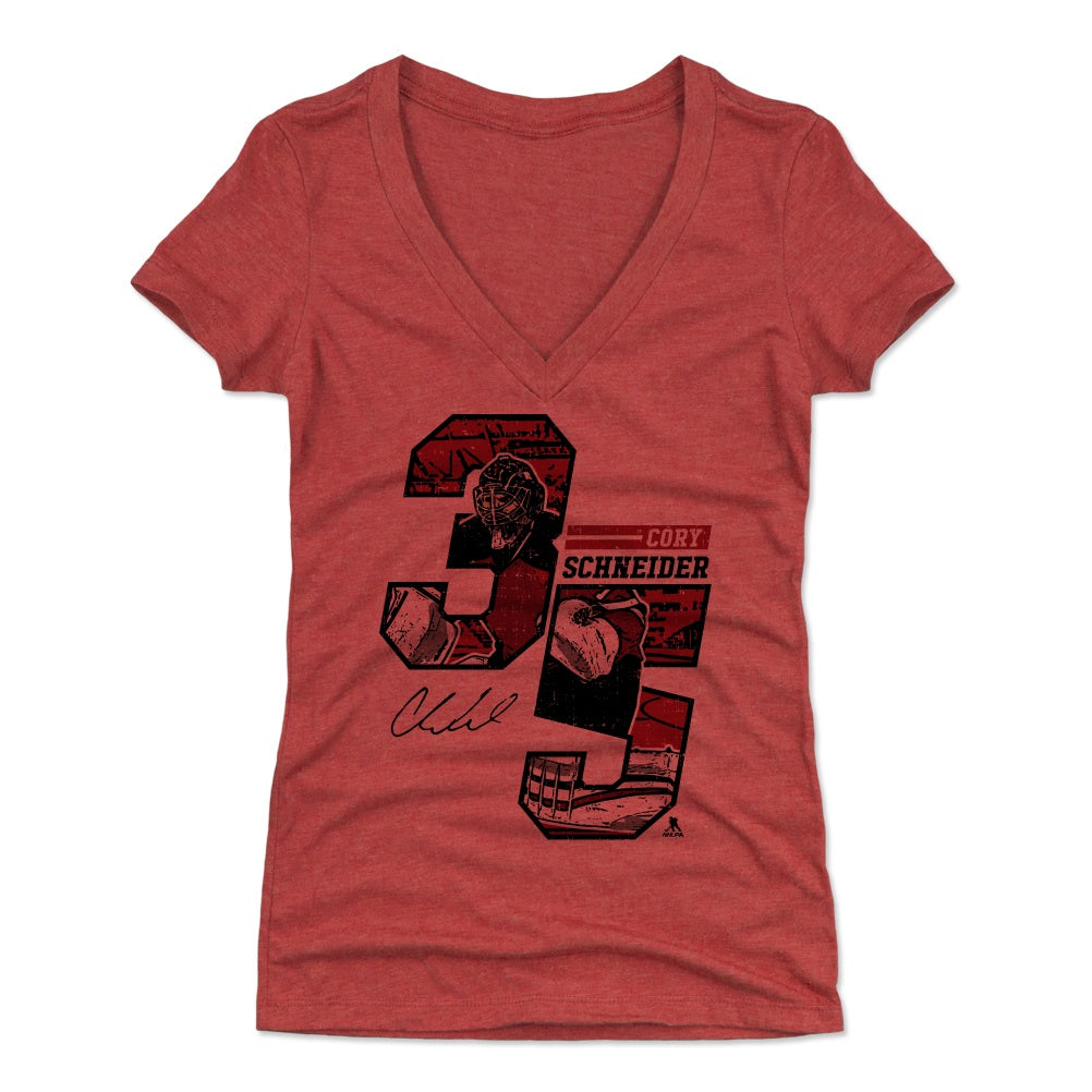 Cory Schneider Women&#39;s V-Neck T-Shirt | 500 LEVEL