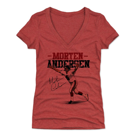 Morten Andersen Women's V-Neck T-Shirt | 500 LEVEL