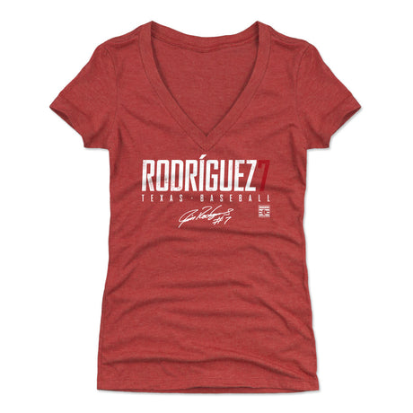 Ivan Rodriguez Women's V-Neck T-Shirt | 500 LEVEL