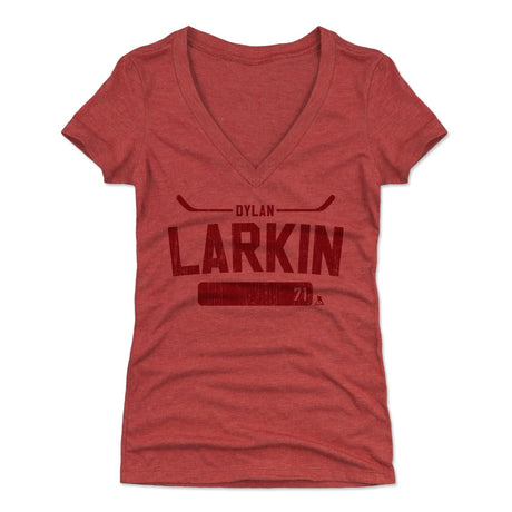 Dylan Larkin Women's V-Neck T-Shirt | 500 LEVEL