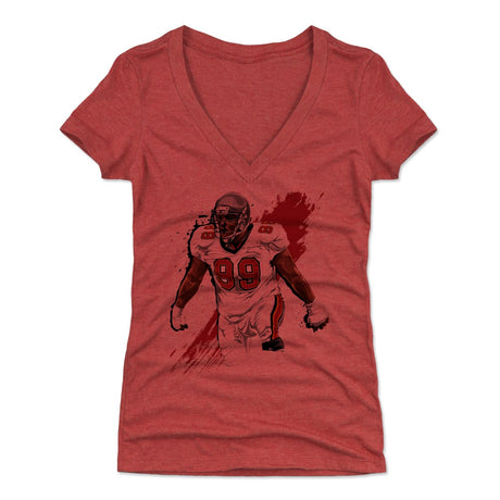 Warren Sapp Women's V-Neck T-Shirt | 500 LEVEL