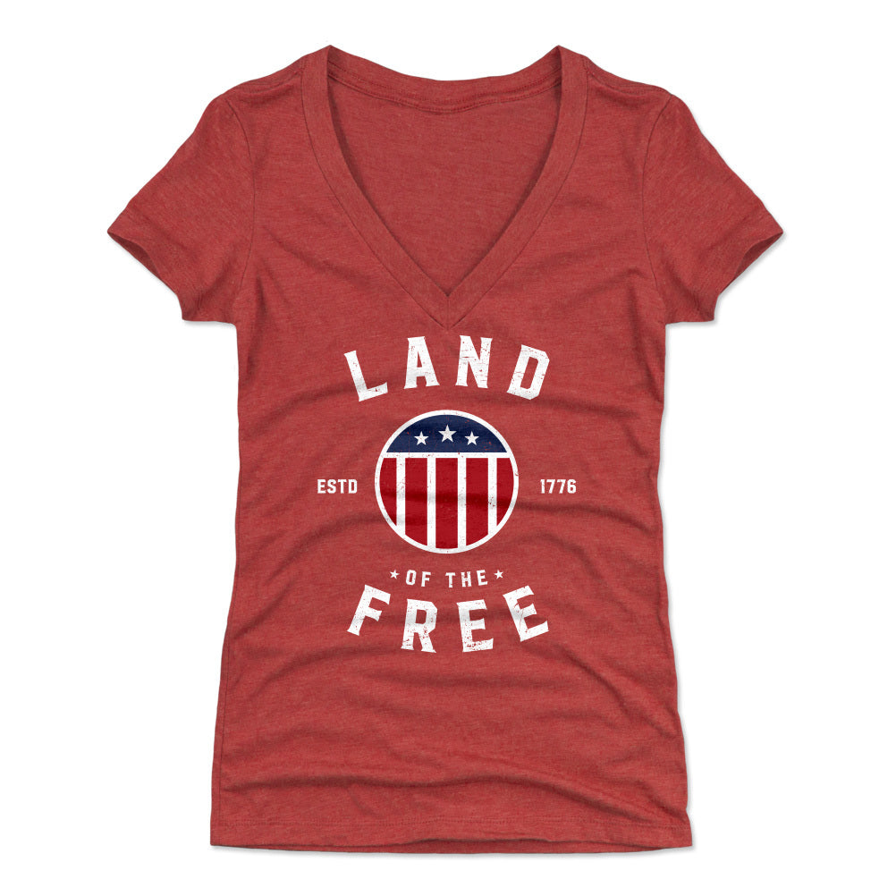 American Pride Women's V-Neck T-Shirt | 500 LEVEL