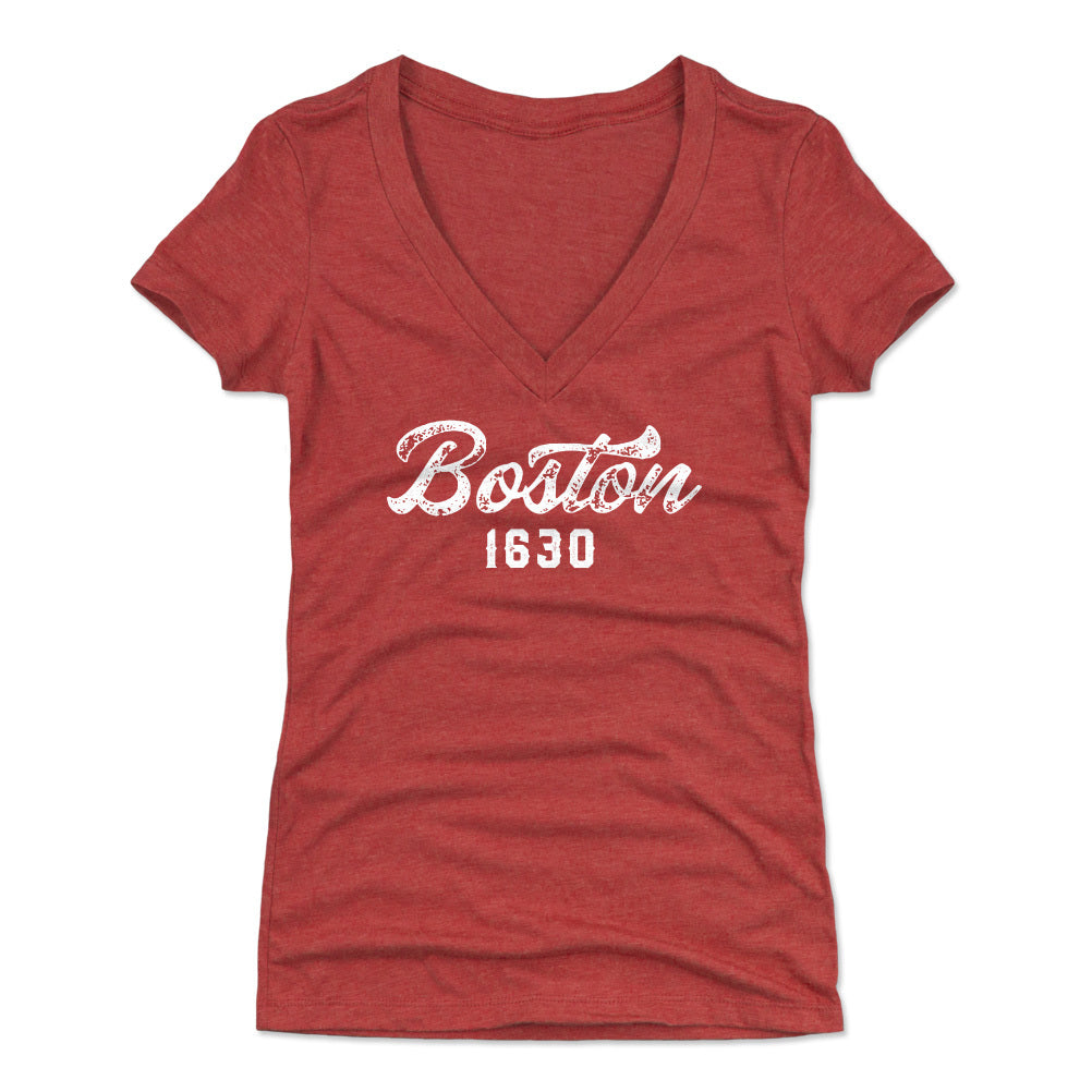 Boston Women's V-Neck T-Shirt | 500 LEVEL