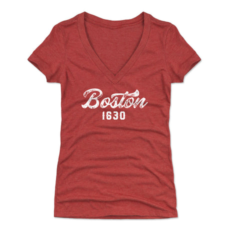 Boston Women's V-Neck T-Shirt | 500 LEVEL
