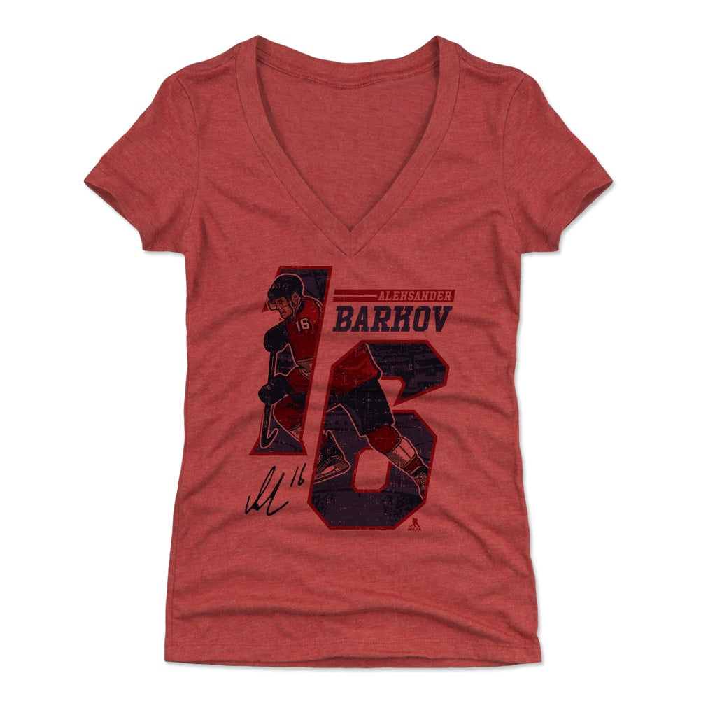 Aleksander Barkov Women's V-Neck T-Shirt | 500 LEVEL