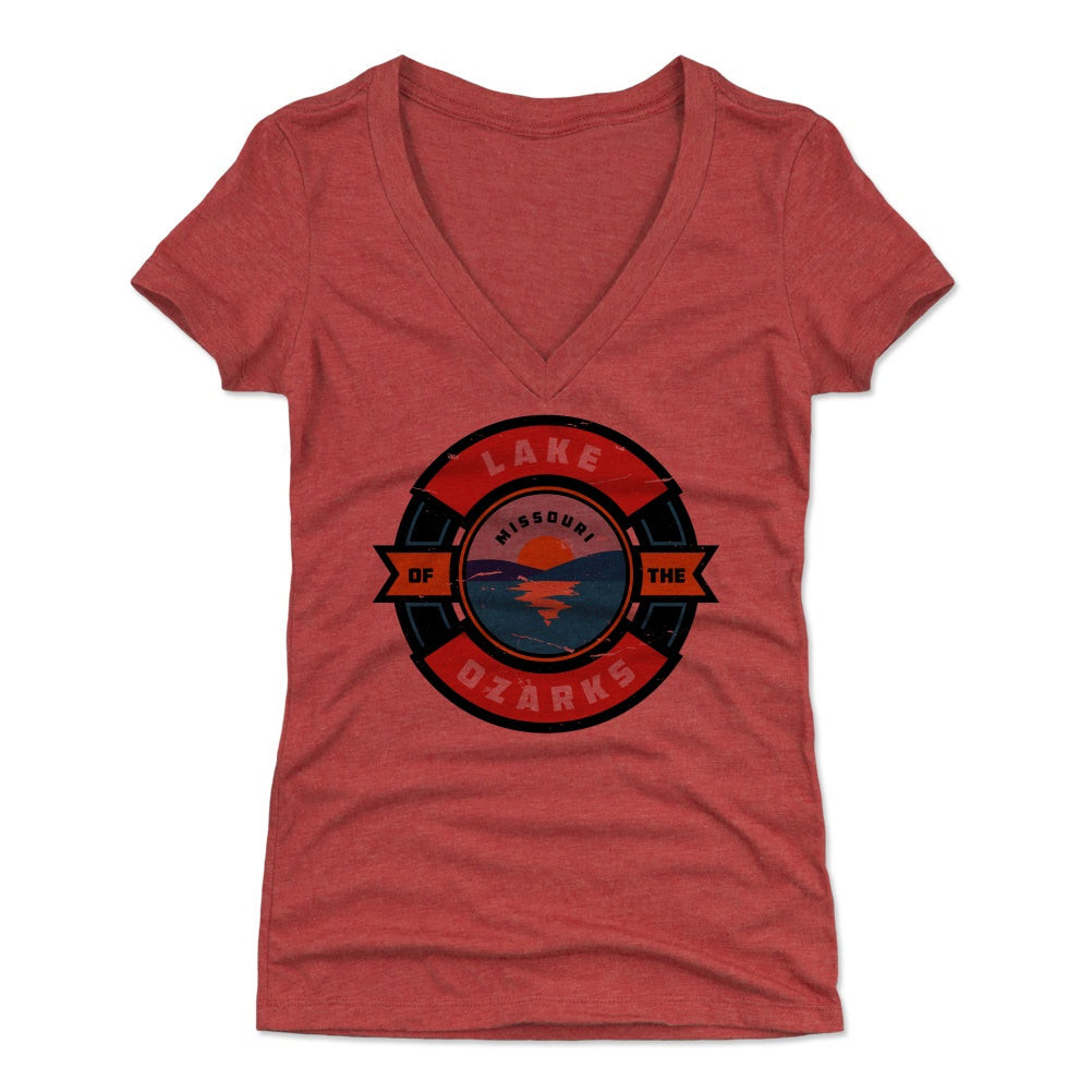 Lake Of The Ozarks Women's V-Neck T-Shirt | 500 LEVEL